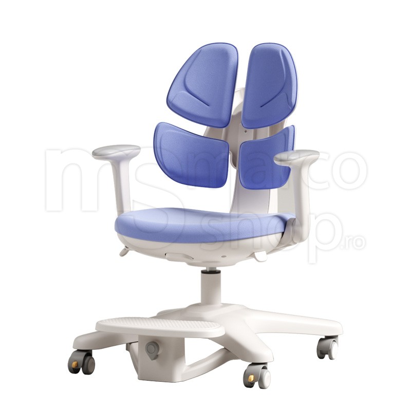 Scaun ergonomic pentru copii G985, cu spatar multipl...