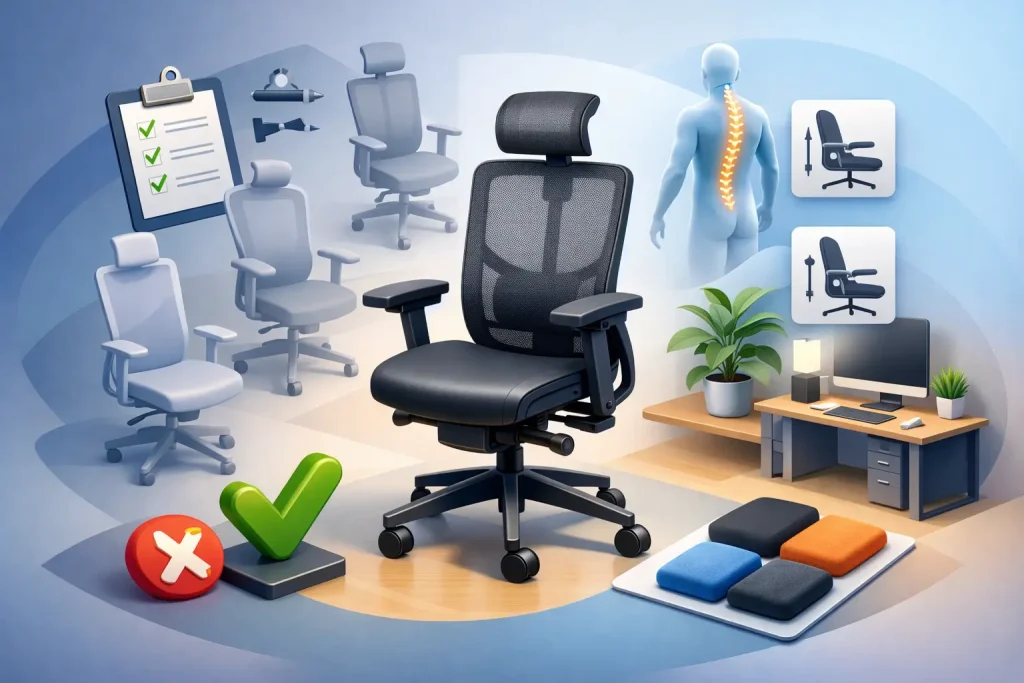 Cum alegi scaun ergonomic birou corect