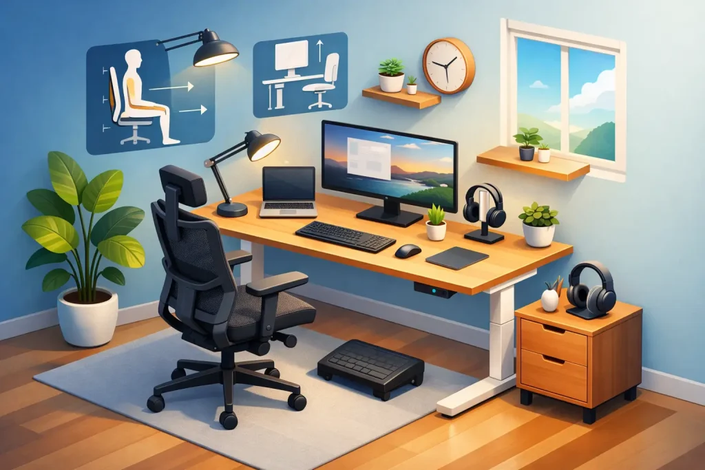 Cum amenajezi un birou ergonomic corect