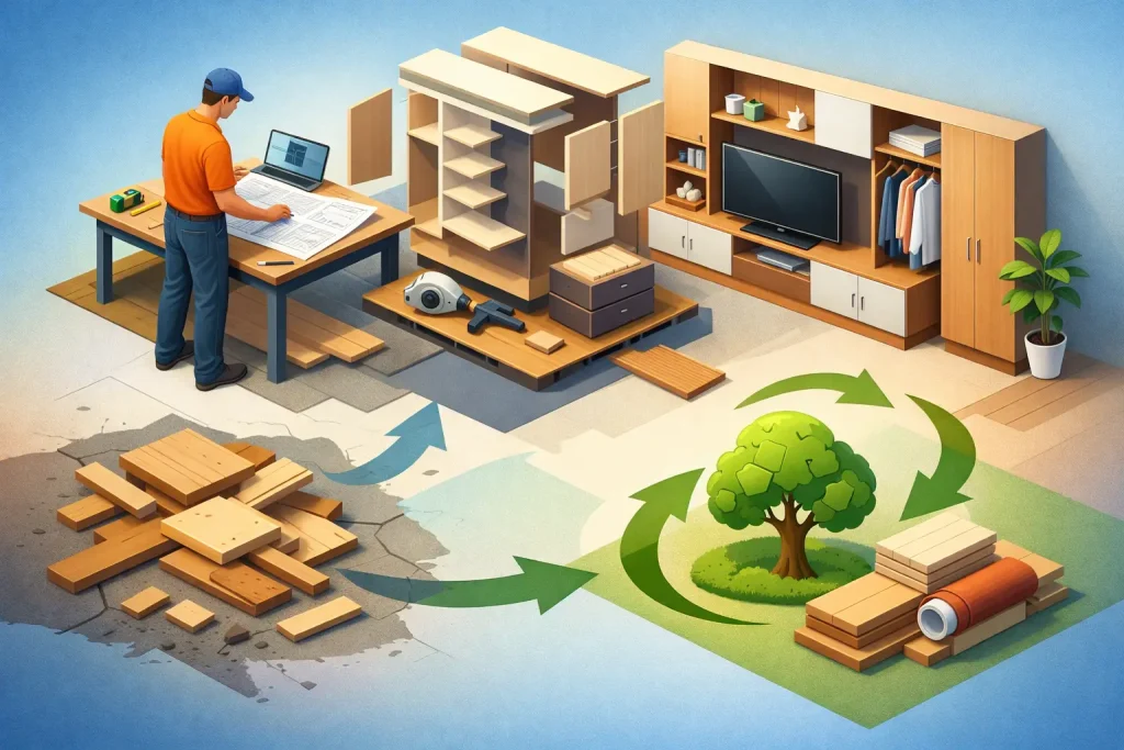 Proiectare mobilier la comandă, fără risipă