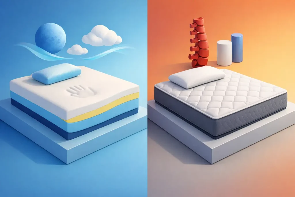 Saltea memory foam sau ortopedică?