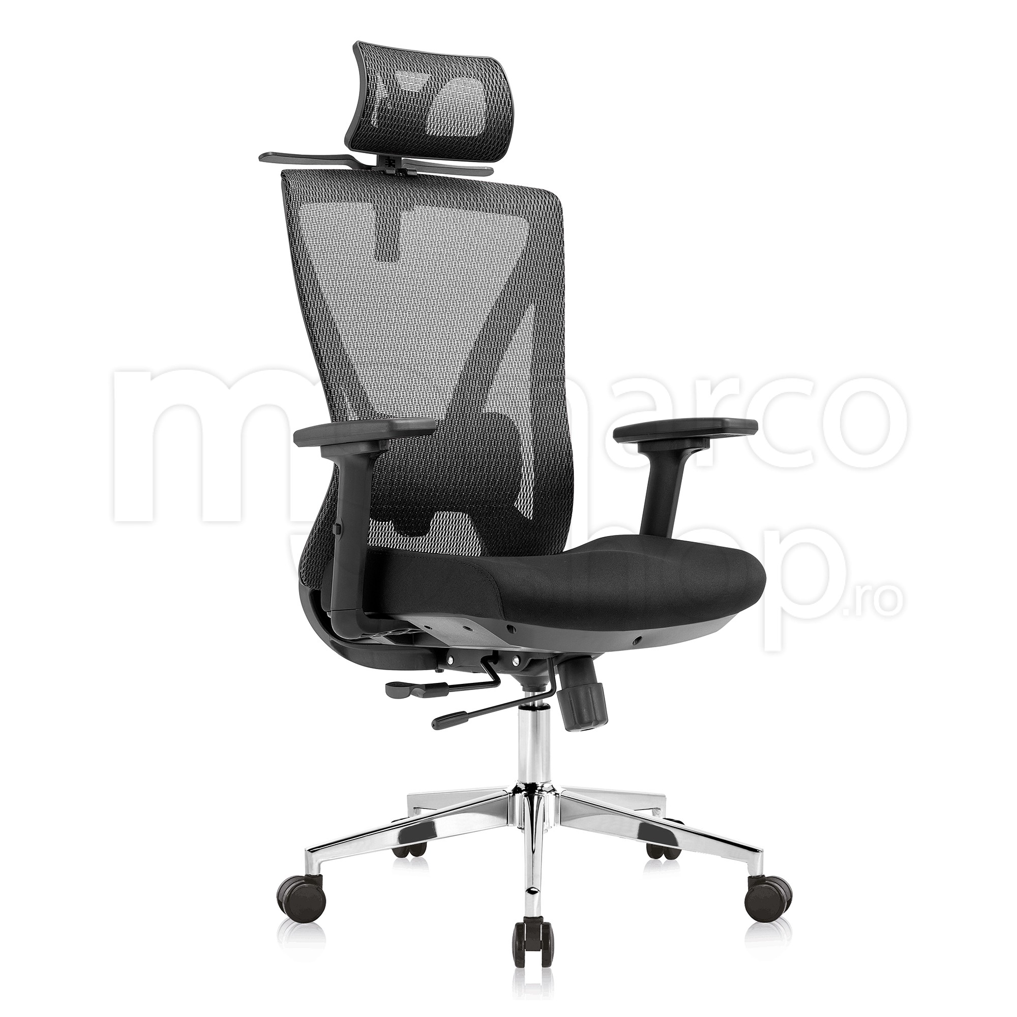 Scaun de birou ergonomic cu tetiera Lukas